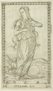 Polyhymnia, Apollon ve İlham Perileri