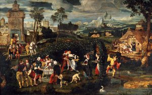 Bilinmeyen resim by Master of the Female Half Lengths