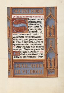 İspanya Kraliçesi Katolik Kraliçe Isabella'nın Saatleri: Fol. 188r, c. 1500. by Master of the First Prayerbook of Maximillian