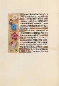 İspanya Kraliçesi Katolik Kraliçe Isabella'nın Saatleri: Fol. 223v, c. 1500. by Master of the First Prayerbook of Maximillian