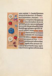 İspanya Kraliçesi Katolik Kraliçe Isabella'nın Saatleri: Fol. 34v, c. 1500. by Master of the First Prayerbook of Maximillian
