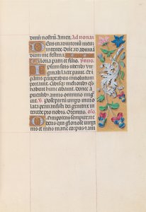 İspanya Kraliçesi Katolik Kraliçe Isabella'nın Saatleri: Fol. 84r, c. 1500. by Master of the First Prayerbook of Maximillian