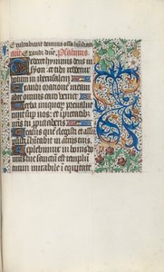 Saatler Kitabı (Rouen Kullanımı): fol. 136r by Master of the Geneva Latini
