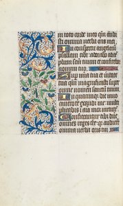 Rouen Kullanım Saatleri Kitabı: fol. 106r, c. 1470. by Master of the Geneva Latini