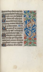 Rouen Kullanım Saatleri Kitabı: fol. 112r, c. 1470. by Master of the Geneva Latini