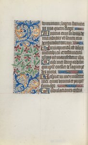Rouen Kullanım Saatleri Kitabı: fol. 119v, c. 1470. by Master of the Geneva Latini