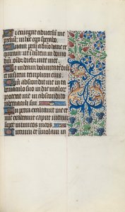 Rouen Kullanım Saatleri Kitabı: fol. 121r, c. 1470. by Master of the Geneva Latini