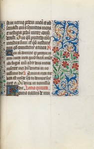 Rouen Kullanım Saatleri Kitabı: fol. 123r, c. 1470. by Master of the Geneva Latini