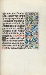 Rouen Kullanım Saatleri Kitabı: fol. 133r, c. 1470. by Master of the Geneva Latini