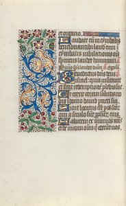 Rouen Kullanım Saatleri Kitabı: fol. 143v, c. 1470. by Master of the Geneva Latini