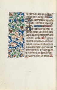 Rouen Kullanım Saatleri Kitabı: fol. 144v, c. 1470. by Master of the Geneva Latini