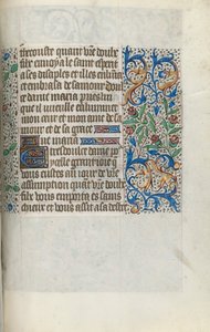 Rouen Kullanım Saatleri Kitabı: fol. 151r, c. 1470. by Master of the Geneva Latini