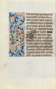 Rouen Kullanım Saatleri Kitabı: fol. 152v, c. 1470. by Master of the Geneva Latini
