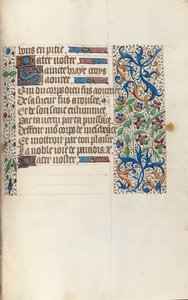 Rouen Kullanım Saatleri Kitabı: fol. 154r, c. 1470. by Master of the Geneva Latini