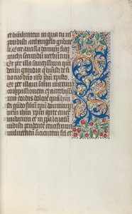 Rouen Kullanım Saatleri Kitabı: fol. 20r, c. 1470. by Master of the Geneva Latini