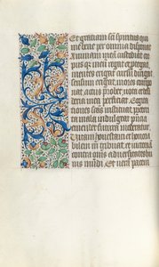 Rouen Kullanım Saatleri Kitabı: fol. 21v, c. 1470. by Master of the Geneva Latini