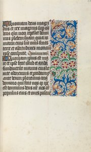 Rouen Kullanım Saatleri Kitabı: fol. 29r, c. 1470. by Master of the Geneva Latini