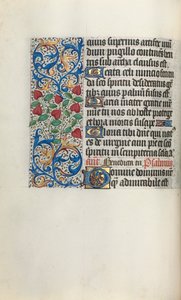 Rouen Kullanım Saatleri Kitabı: fol. 30v, c. 1470.