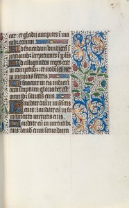 Rouen Kullanım Saatleri Kitabı: fol. 46r, c. 1470. by Master of the Geneva Latini