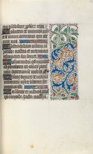 Rouen Kullanım Saatleri Kitabı: fol. 48r, c. 1470. by Master of the Geneva Latini