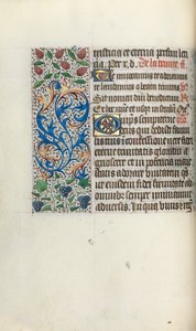 Rouen Kullanım Saatleri Kitabı: fol. 49v, c. 1470. by Master of the Geneva Latini