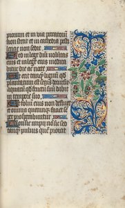 Rouen Kullanım Saatleri Kitabı: fol. 57r, c. 1470. by Master of the Geneva Latini