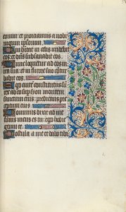 Rouen Kullanım Saatleri Kitabı: fol. 58r, c. 1470. by Master of the Geneva Latini