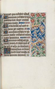 Rouen Kullanım Saatleri Kitabı: fol. 62r, c. 1470. by Master of the Geneva Latini