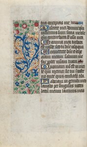 Rouen Kullanım Saatleri Kitabı: fol. 80v, c. 1470. by Master of the Geneva Latini
