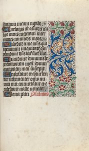 Rouen Kullanım Saatleri Kitabı: fol. 81r, c. 1470. by Master of the Geneva Latini