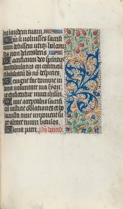 Rouen Kullanım Saatleri Kitabı: fol. 87r, c. 1470. by Master of the Geneva Latini