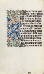 Rouen Kullanım Saatleri Kitabı: fol. 87v, c. 1470.