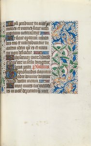 Rouen Kullanım Saatleri Kitabı: fol. 90r, c. 1470. by Master of the Geneva Latini