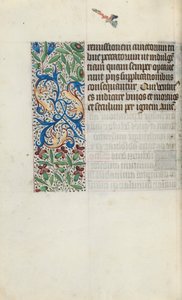 Rouen Kullanım Saatleri Kitabı: fol. 96v, c. 1470. by Master of the Geneva Latini