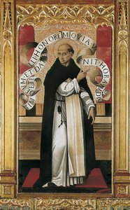 Saint Vincent Ferrer (1350-1419) (resim) by Master of the Grifo