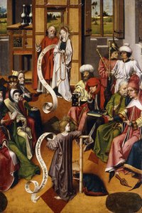 Tapınaktaki Sunum by Master of the Iserlohn Altar