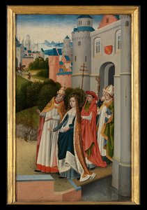 Aziz Ursula Efsanesinden Panel by Master of the Legend of St. Ursula