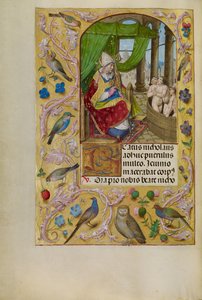 Üç Genci Küvetten Kurtaran Aziz Nikolaos by Master of the Lübeck Bible