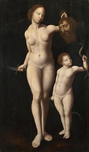 Judith ve Küçük Herkül, Mansi Magdalene#39;nin Efendisi, c.1525-30 (meşe üzerine yağlıboya)