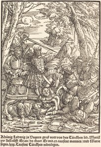 Khunig Ludwig... by Master of the Miracles of Mariazell