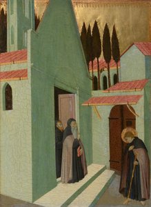 Manastırından Ayrılan Aziz Anthony, c.1430-1435 (kavak panel üzerine tempera)