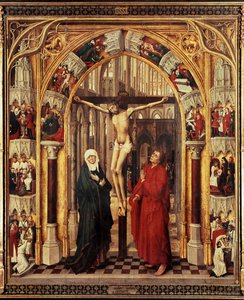 Kefaret Triptiği, Orta panel: Çarmıha Gerilme by Master of the Prado Redemption