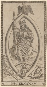 Jüpiter (Jüpiter) by Master of the S Series Tarocchi