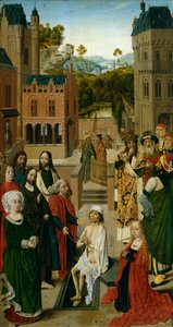 Lazarus'un Yükseltilmesi (panelde tempera) by Master of the Tiburtine Sibyl