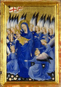 Bakire ve Meleklerle Çocuk (Wilton Diptych'in sağ iç paneli)