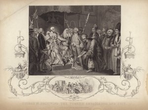 Kral George III Türk büyükelçisini ve takımını alıyor
