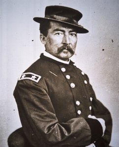 General Philip H. Sheridan (1831-88) (s/b fotoğraf) by Mathew Brady