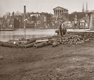 Richmond, Virginia Harabeleri (s/b fotoğraf) by Mathew Brady