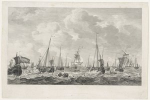 Ringa balıkçılığı, 1781 by Mathias de Sallieth
