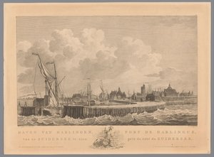 Harlingen Limanı Görmek için Zuiderzee